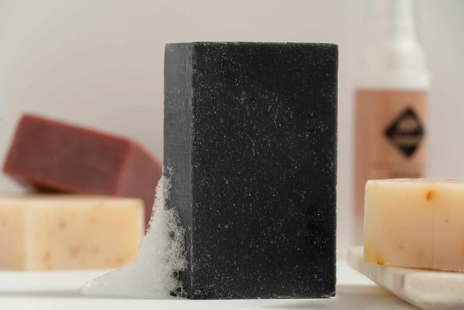 organic acne detox charcoal bar soap